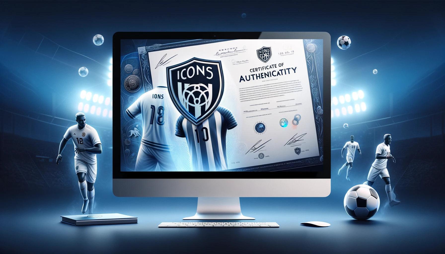 ICONS.com Certified Authentication: Exclusive Signed Soccer Shirts