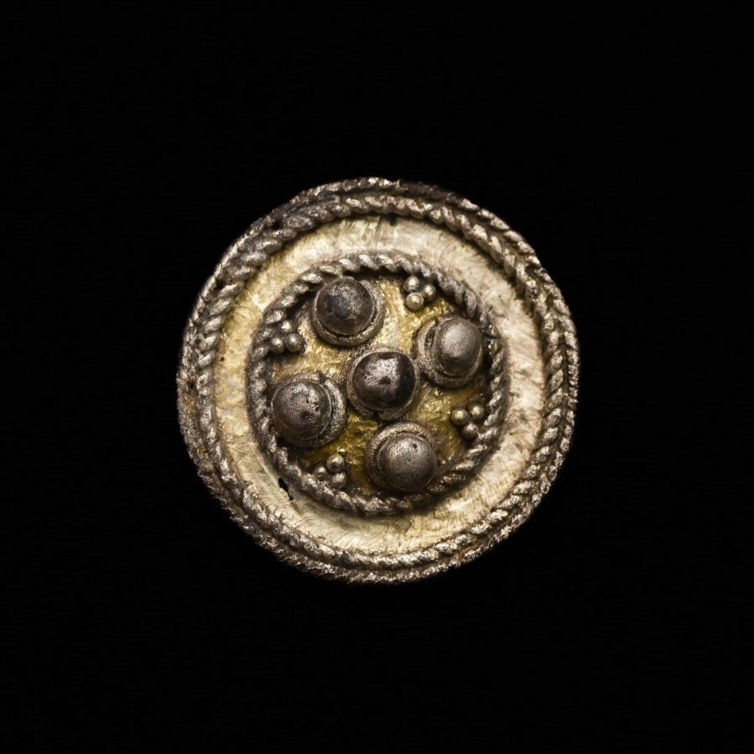 Viking Era Silver Shield Appliqué - 9th to 12th Century CE | Norse Craftmanship