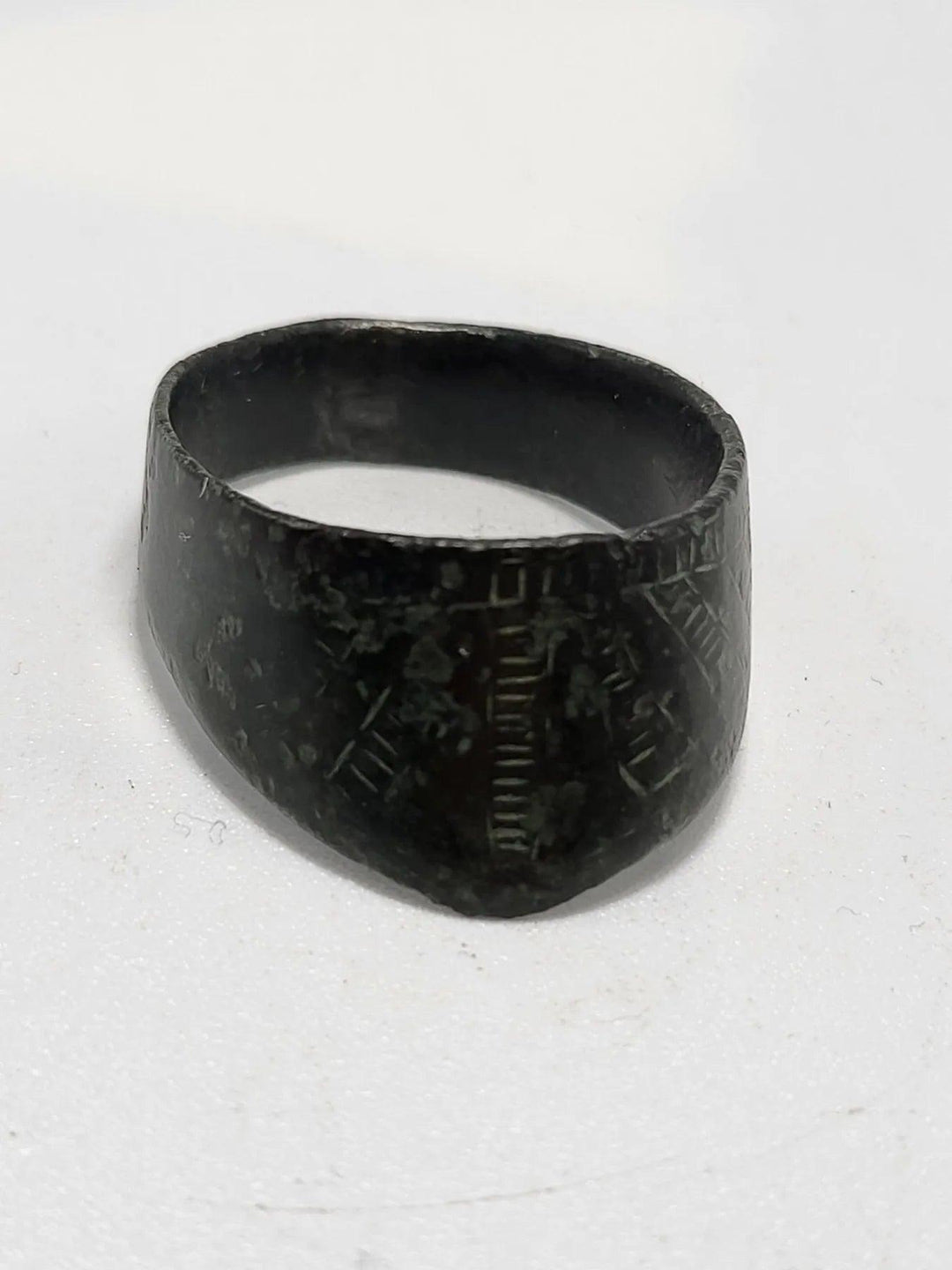 Medieval Roman Bronze Archer's Thumb Ring - 8th to 10th Century CE | Battle-Ready Ornamentation