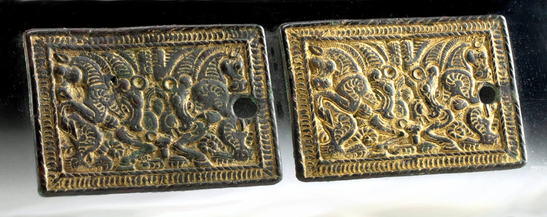Scythian Gilded Bronze Plaques – 2nd to 1st Century BCE | Published Steppes Artistry