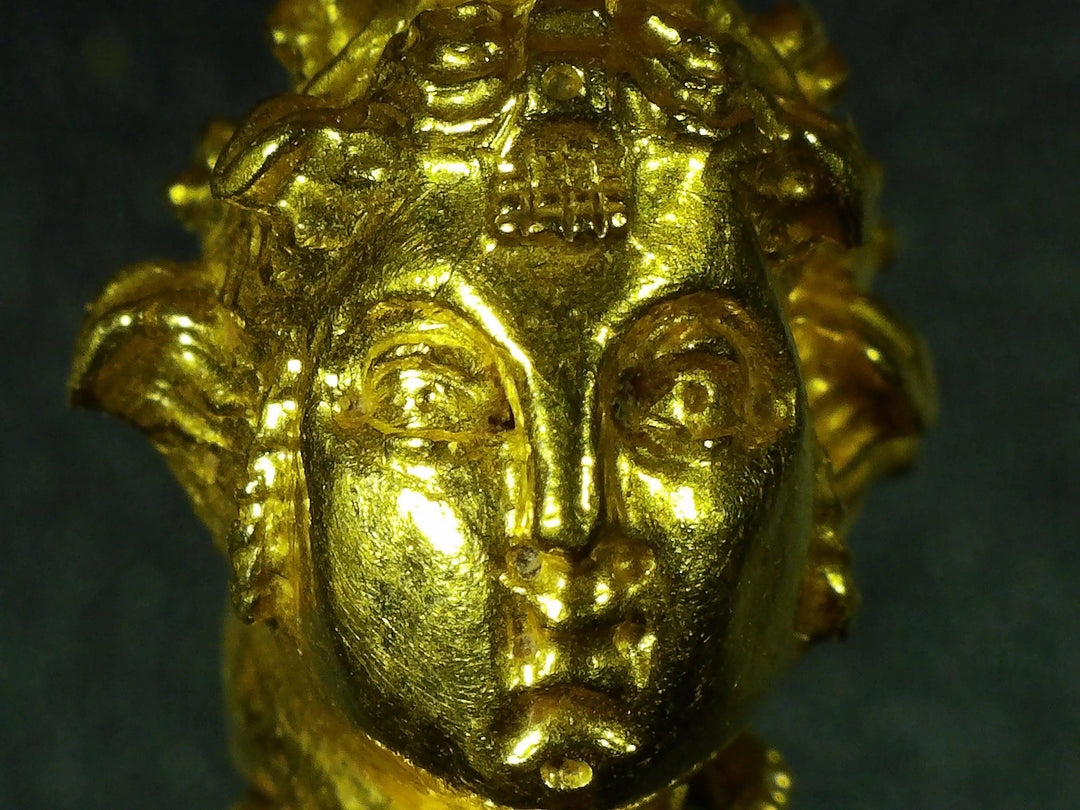 Ancient Greek Gold Earring with Exquisite Female Head - 4th Century BCE | Museum Florida