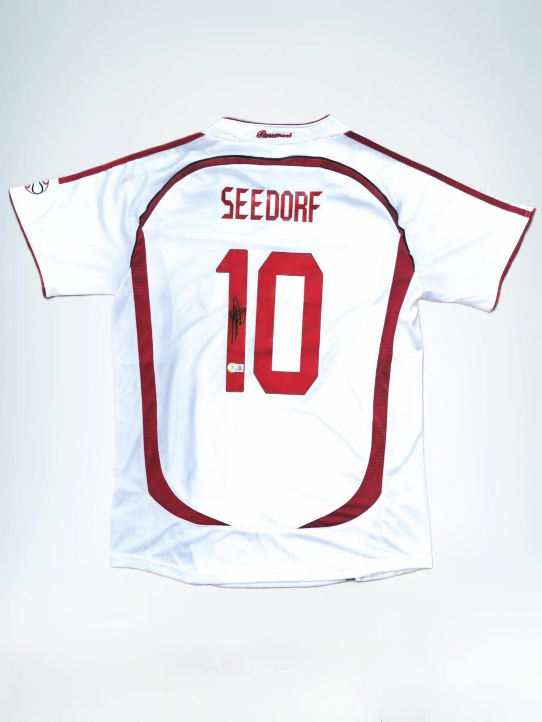 Clarence Seedorf 10 AC Milan 2006-2007 Home - Signed Soccer Shirt | Champions League Triumph