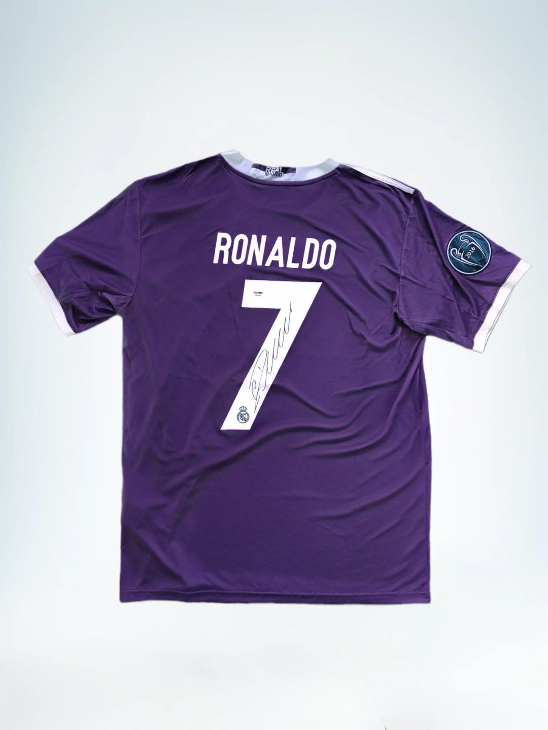 Cristiano Ronaldo CR7 Real Madrid 2016-2017 - Signed Purple Jersey | Champions League
