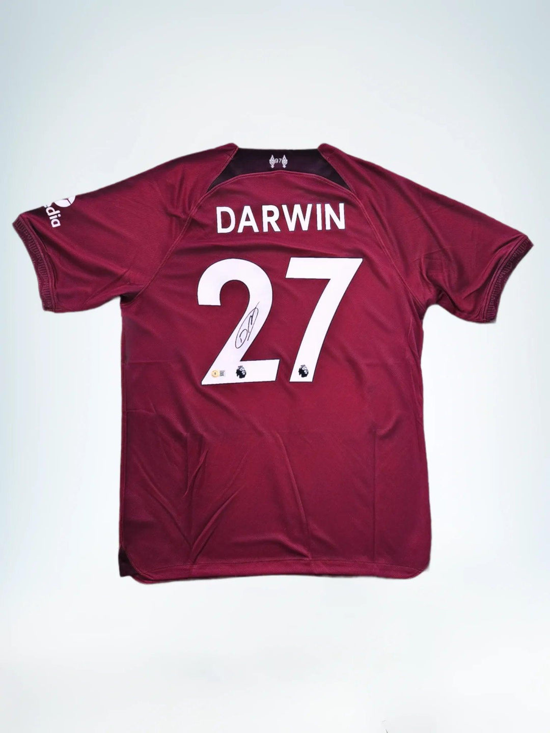 Darwin Núñez 27 Liverpool 2022-2023 Home - Signed Soccer Shirt | Striker's Edition