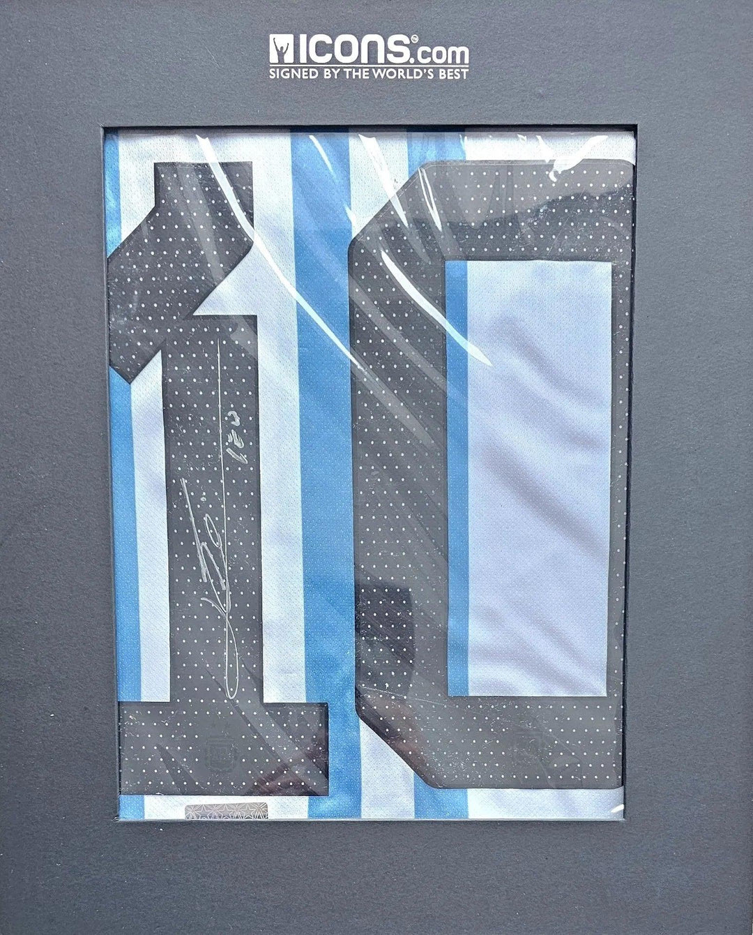 Lionel Messi 10 Argentina 2022 Home - Signed Soccer Shirt | ICONS Certification