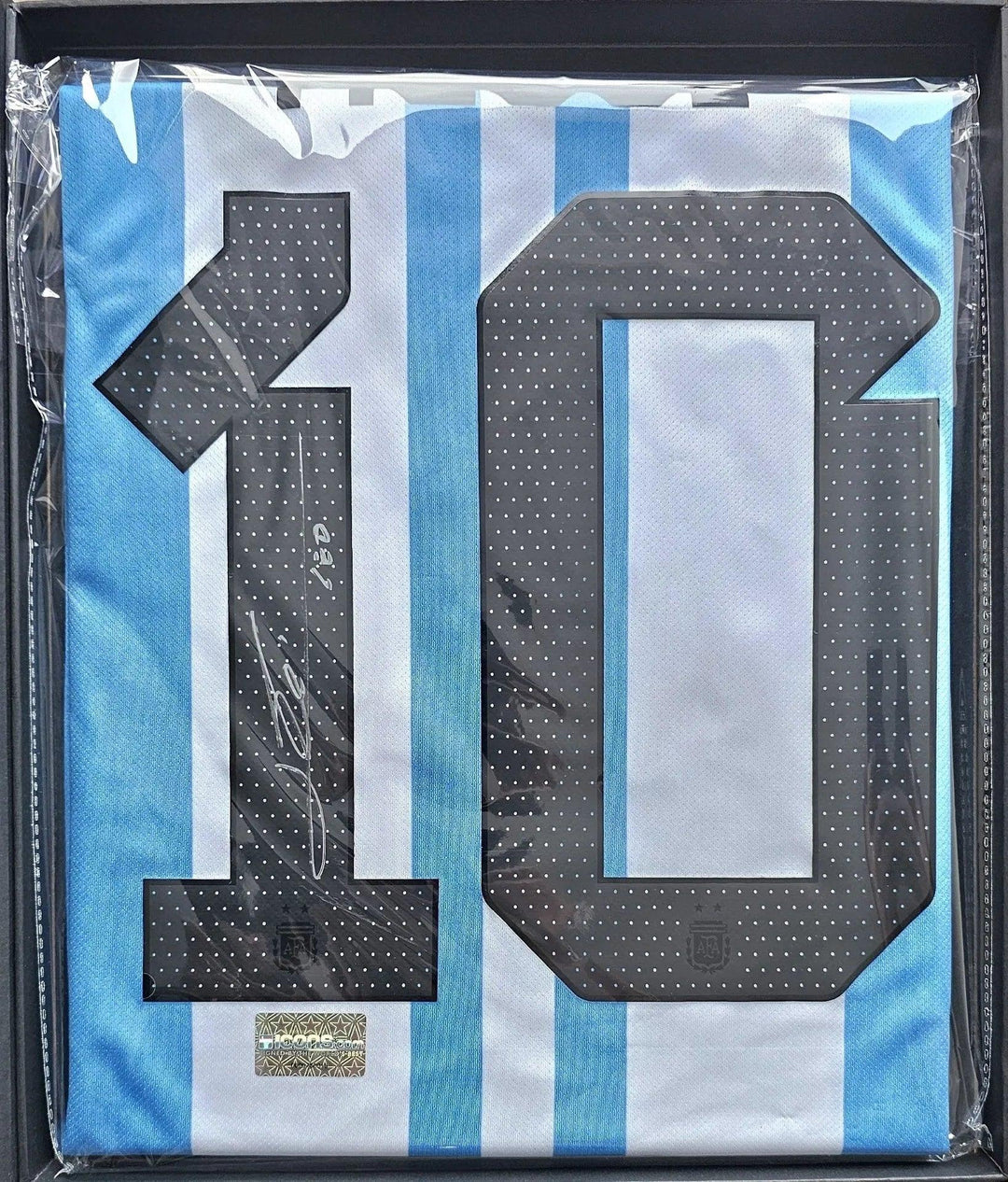 Lionel Messi 10 Argentina World Cup 2022 Home - Signed Soccer Shirt | Premium ICONS COA