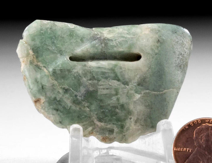 Maya Jade Pendant of Lord - Late Classic Period | Resplendent Pre-Columbian Artistry
