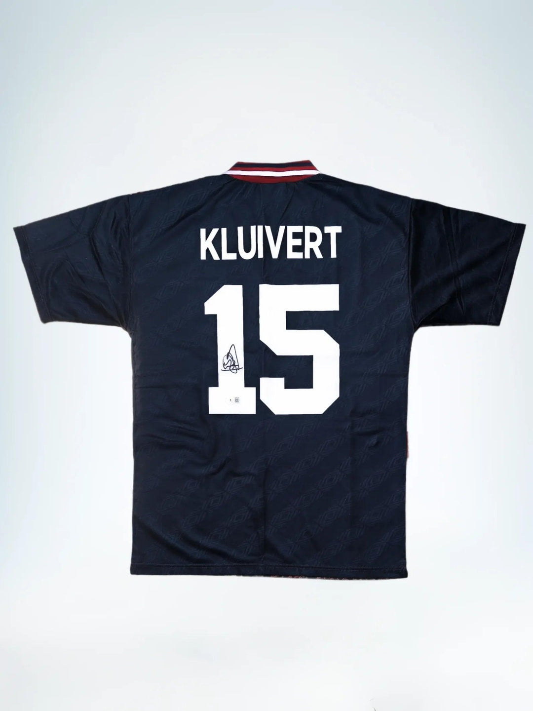 Patrick Kluivert 15 Ajax 1994-1995 Away - Signed Soccer Shirt | Undefeated Champions