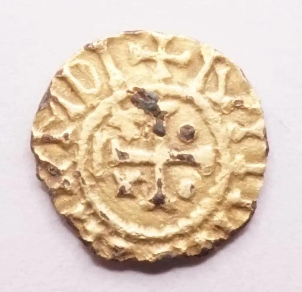 Merovingian Golden Tremissis or Triens - 500 to 600 CE | Very rare and possibly unique