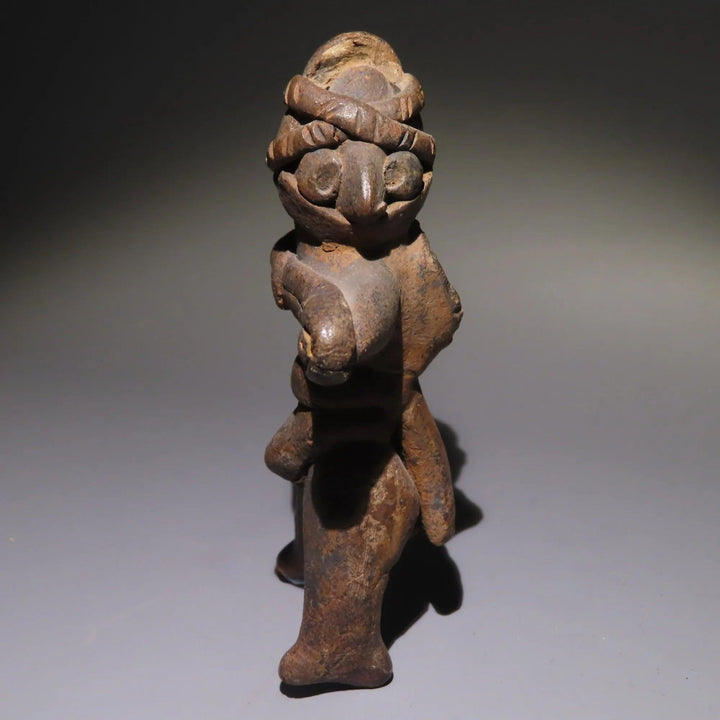 Nayarit Terracotta Slingshot Warrior Figure - 8th to 3rd Century BC | Published & Exhitbited