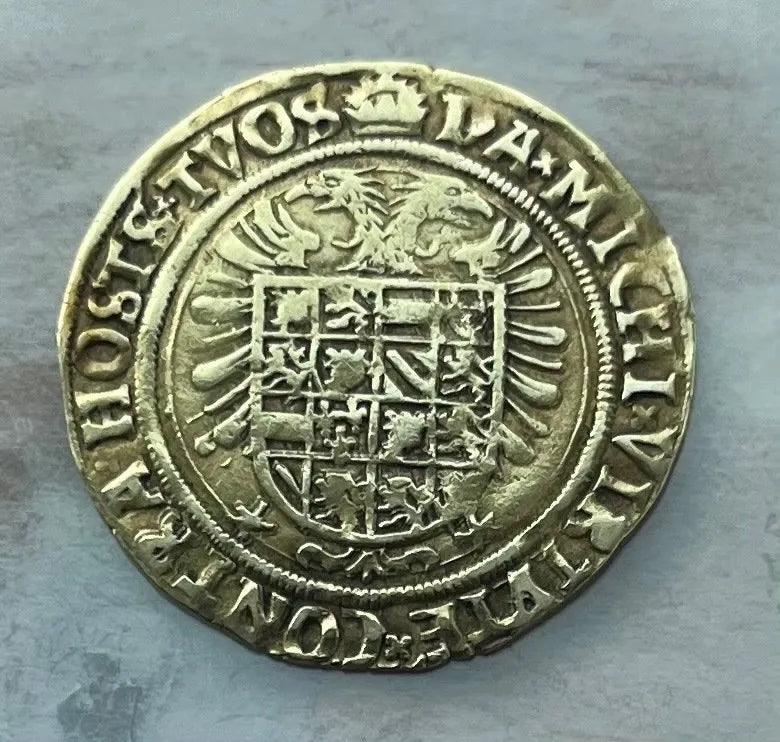 Netherlands Antwerp Gold Florin - 1521-1555 | Charles V Korolusgulden