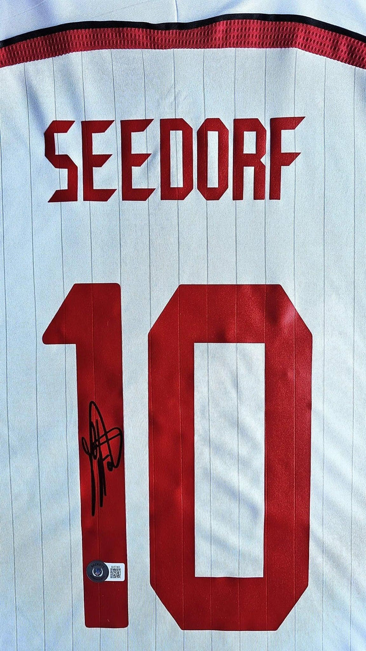 Clarence Seedorf 10 AC Milan 2006-2007 Home - Signed Soccer Shirt | Champions League Triumph