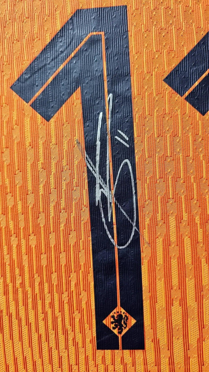 Cody Gakpo 11 Holland Euro 2024 - Match Worn Shirt Signed | Top Scorer