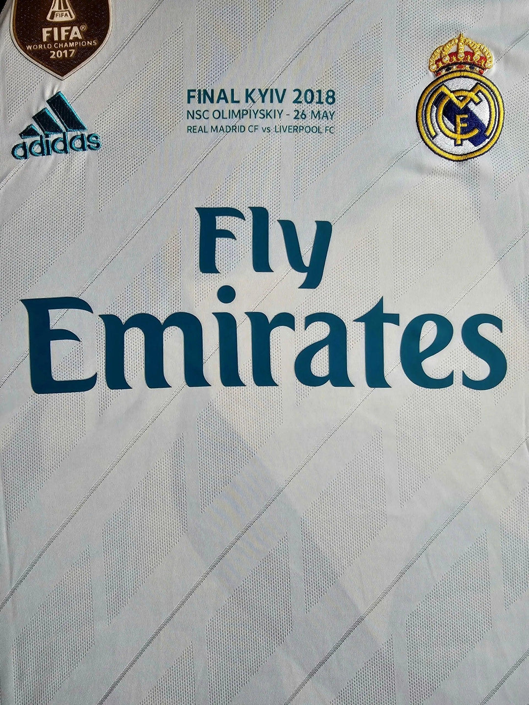 Cristiano Ronaldo 7 Real Madrid 2017-2018 Home Signed Soccer Shirt | Champions League