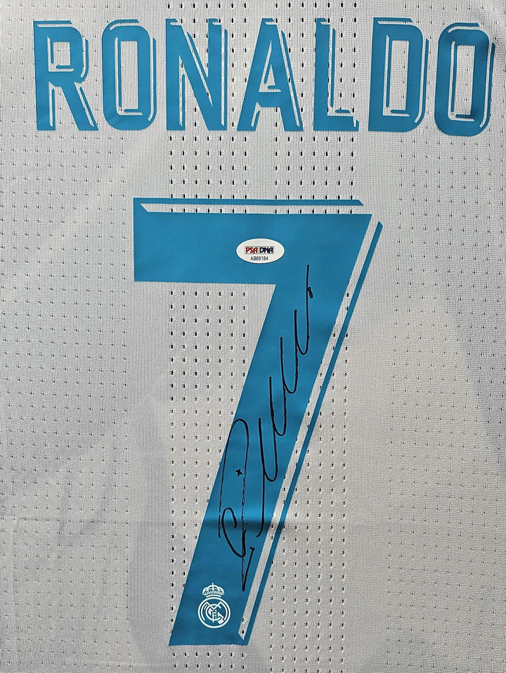 Cristiano Ronaldo CR7 Real Madrid 2017-2018 - Signed Soccer Jersey | Champions League