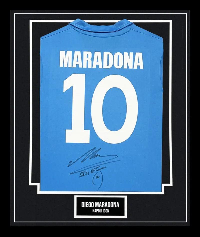 Diego Maradona 10 Napoli 1984 - 1991 Legend - Signed Soccer Shirt | Firma Stella