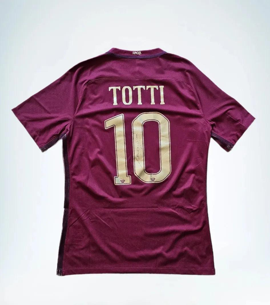 Francesco Totti 10 Roma - Signed Match Issued Shirt | Only 1 of 2 SPQR Match Shirts Made