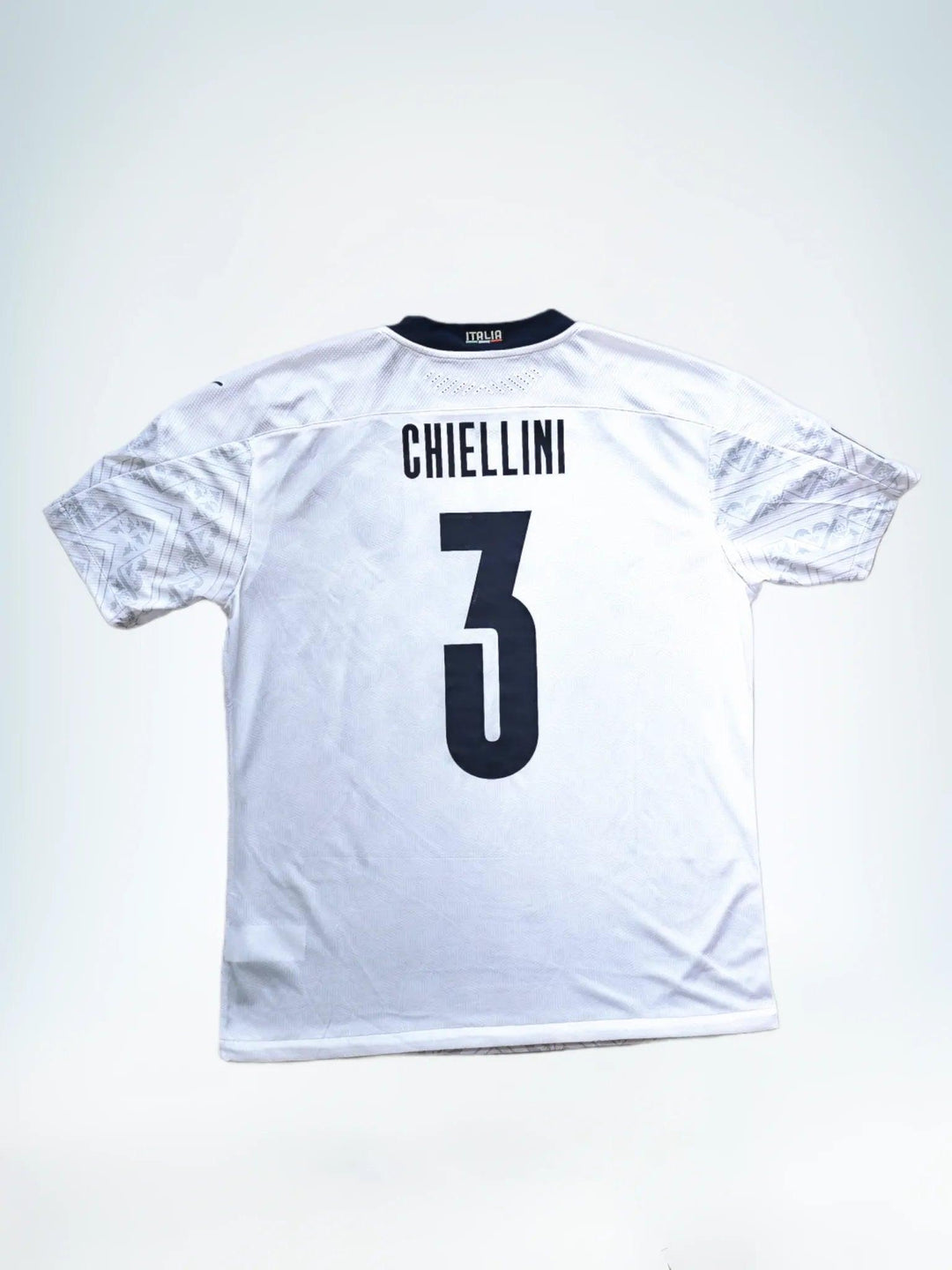 Giorgio Chiellini 3 Italy 2020 - Match Issued Shirt | Italy vs. Holland