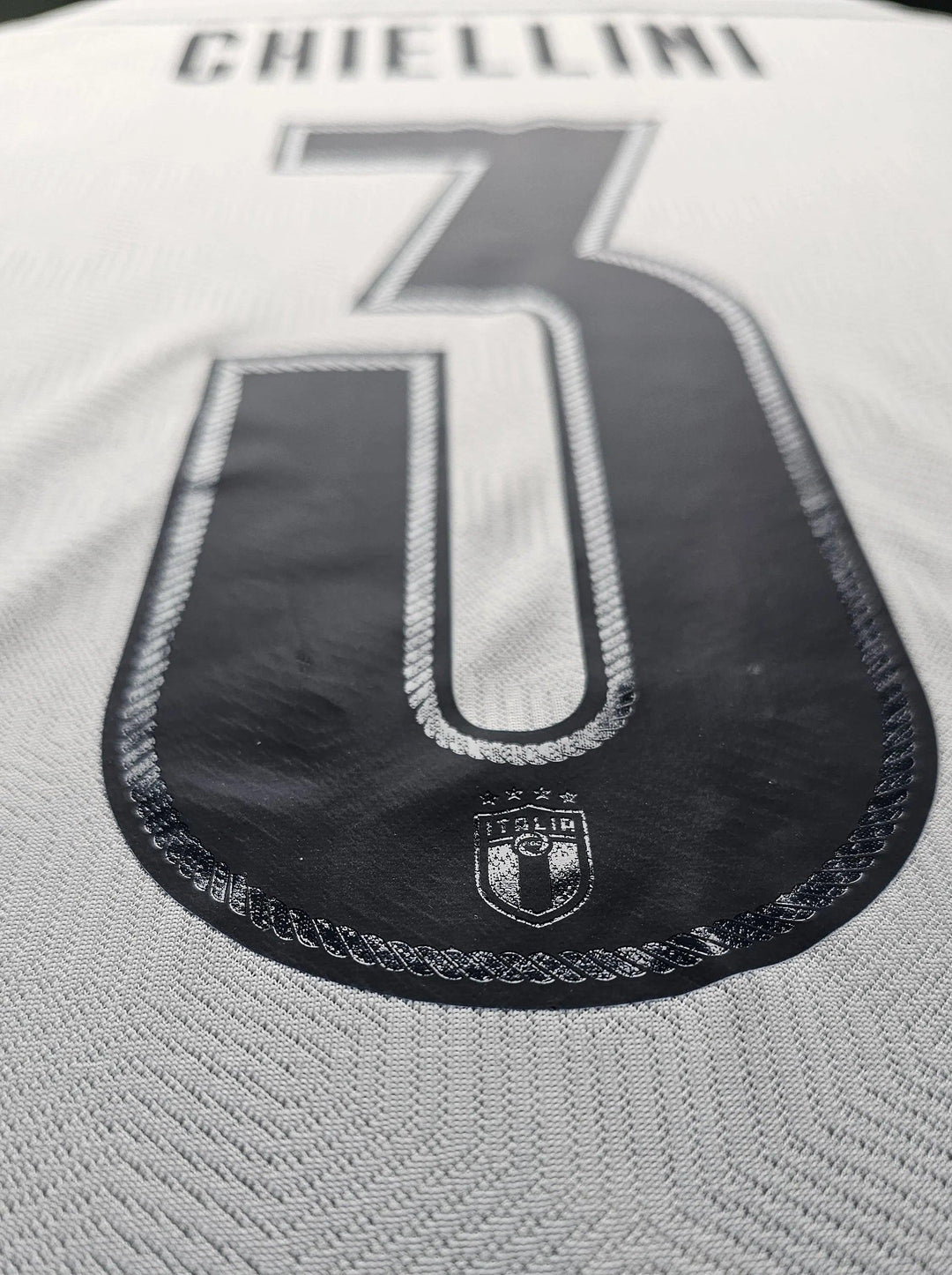 Giorgio Chiellini 3 Italy 2020 - Match Issued Shirt | Italy vs. Holland