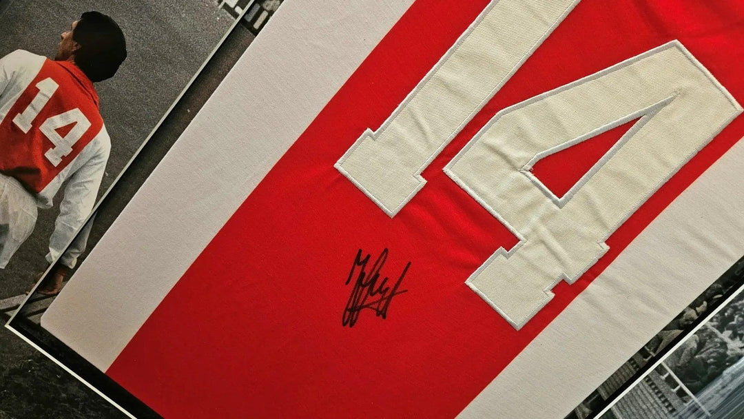 Johan Cruyff 14 Ajax 1972 Home - Signed Soccer Shirt | Rare Signing