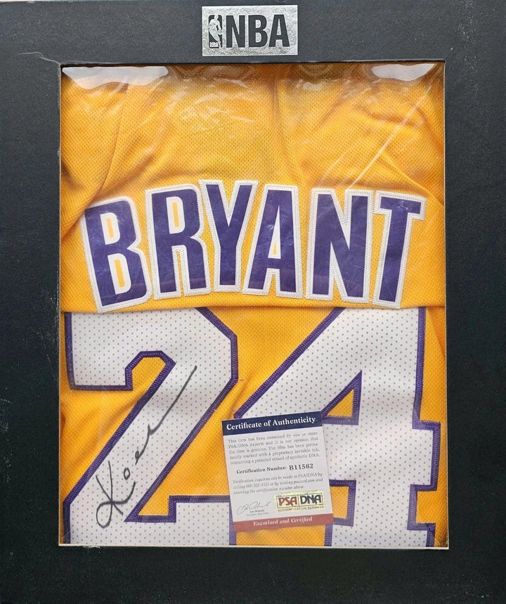 Kobe Bryant 24 LA Lakers 2006-2007 Home - Signed Basketball Jersey | NBA Box