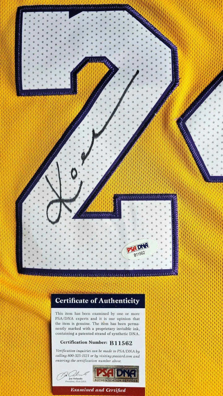 Kobe Bryant 24 LA Lakers 2006-2007 Home - Signed Basketball Jersey | NBA Box