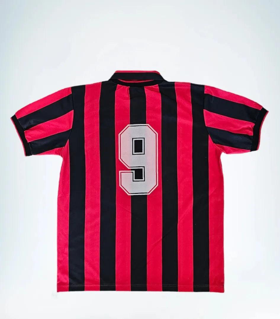 Marco van Basten 9 AC Milan 1990-1991 - Rare Match-Worn Shirt | Christie's COA