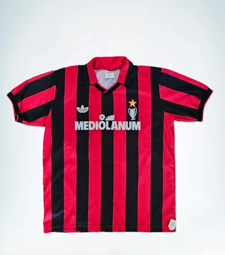 Marco van Basten 9 AC Milan 1990-1991 - Rare Match-Worn Shirt | Christie's COA