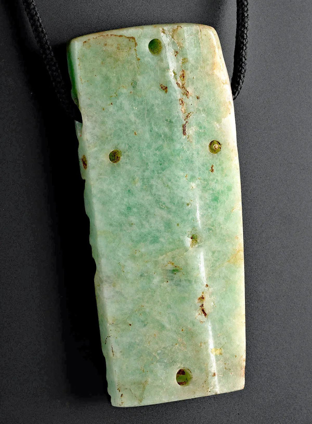 Maya Jadeite Lord Pendant - Late Classic Period | Prestigious Artifact