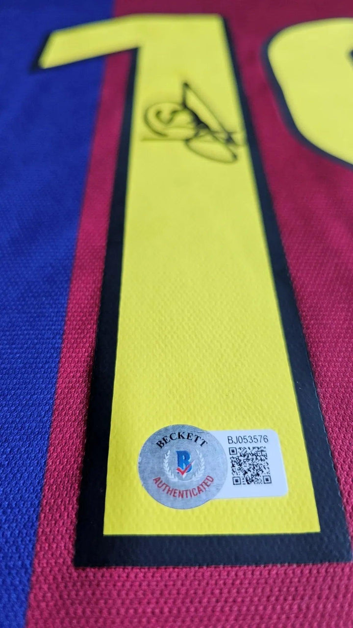 Patrick Kluivert 19 Barcelona 1998-1999 Home - Signed Soccer Shirt | Blaugrana