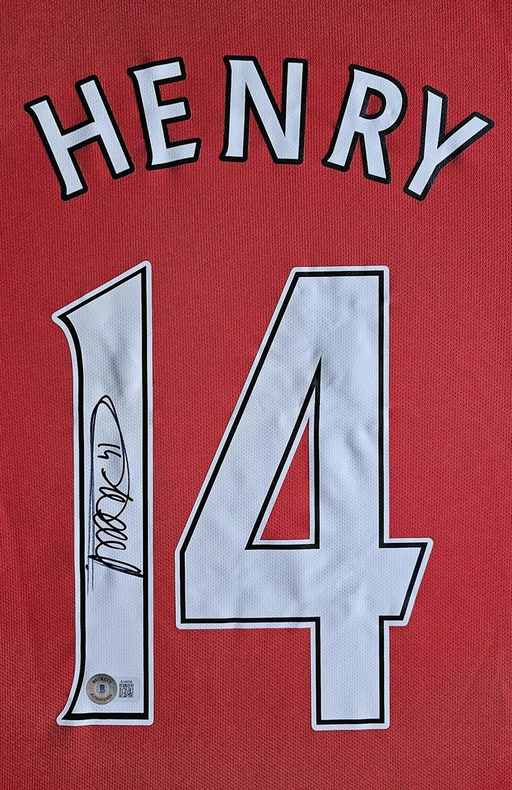 Thierry Henry 14 Arsenal 2002-2003 Home - Signed Soccer Shirt | Premier League Icon