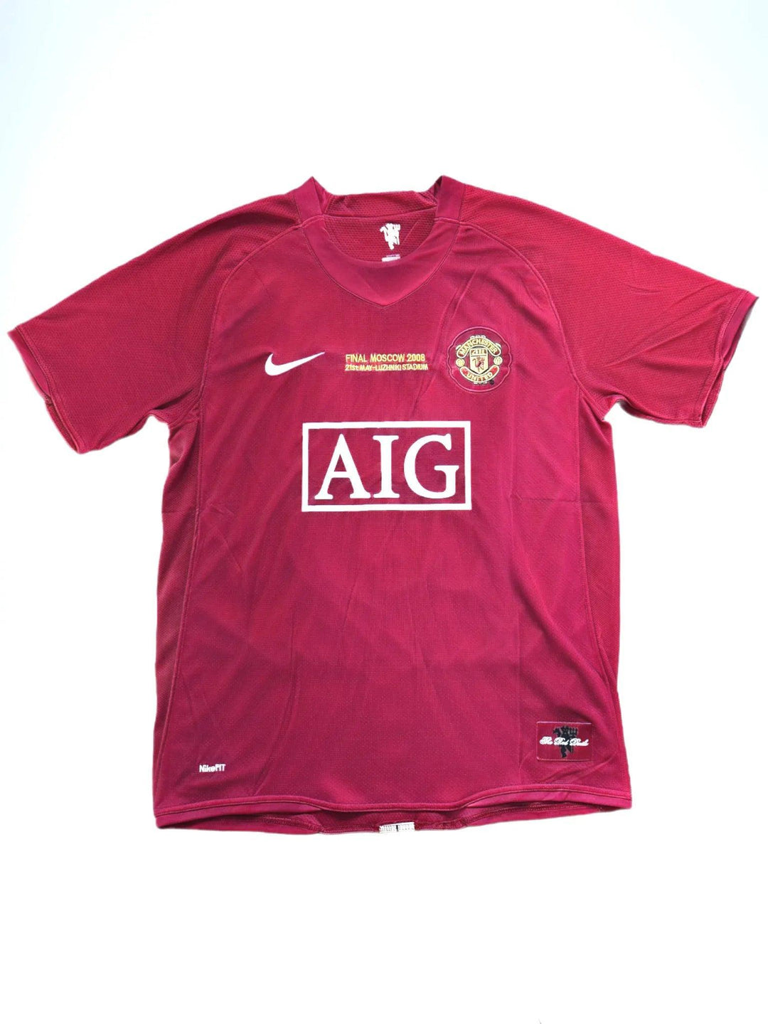 Wayne Rooney 10 Manchester United 2007-2008 - Signed Soccer Shirt | UEFA Champions League Winner