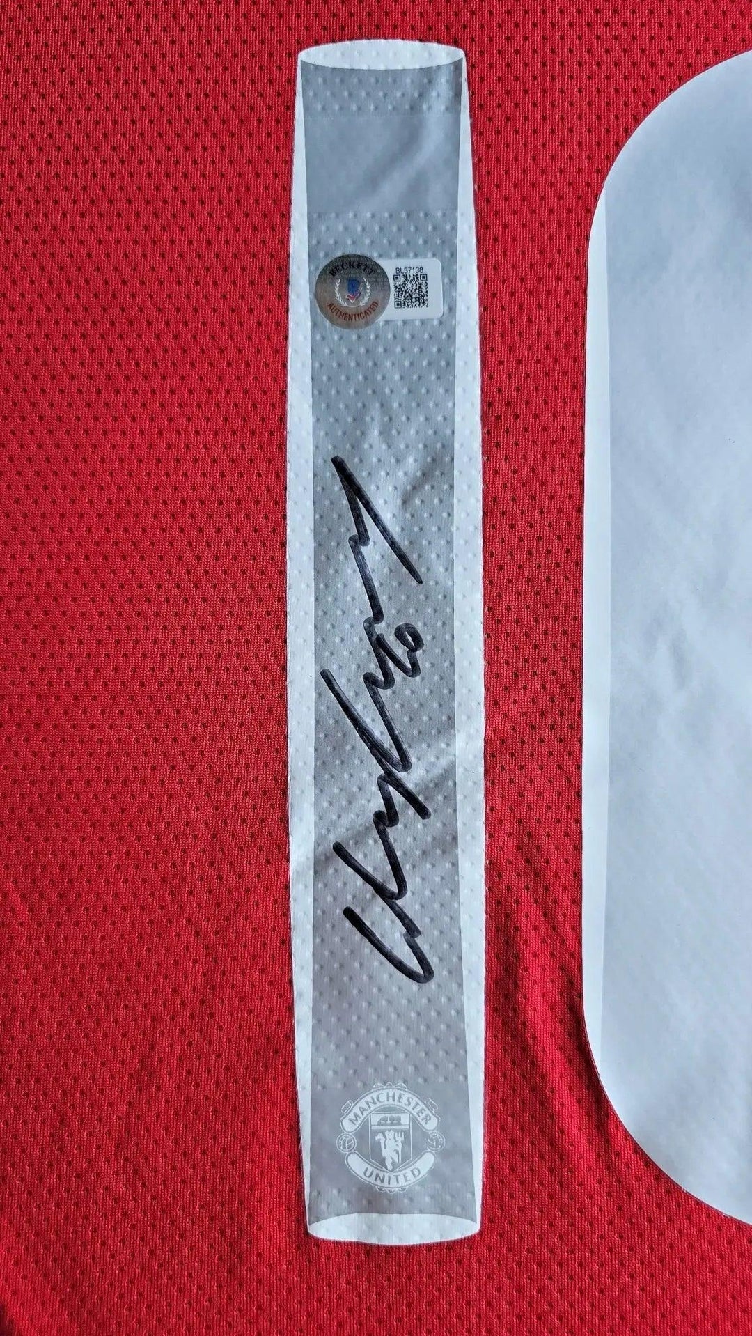 Wayne Rooney 10 Manchester United 2007-2008 - Signed Soccer Shirt | UEFA Champions League Winner