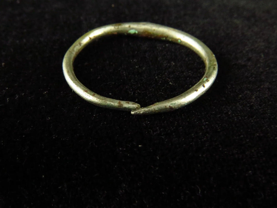 Rare Merovingian Silver Glove Ring - 6th to 8th Century CE | Early Medieval Artifact