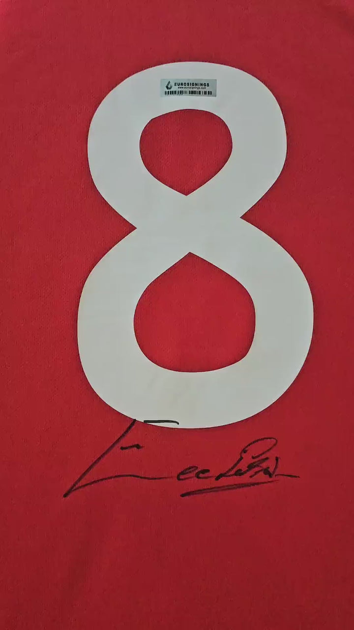 Eusebio 8 SL Benfica 1960-1961 Home - Signed Soccer Shirt  | Debut Season