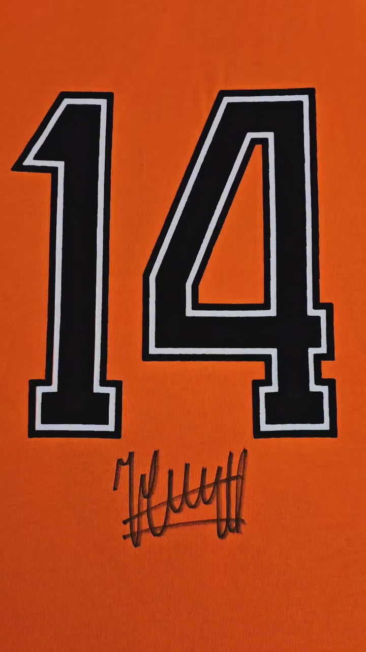 Johan Cruyff 14 Holland 1974 World Cup - Signed Soccer Shirt | Iconic Number, Authentic Memorabilia