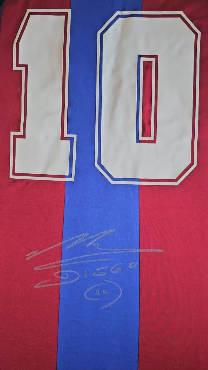 Diego Maradona 10 Barcelona 1982-1983 Home - Signed Soccer Shirt | Exclusive Framed Memorabilia